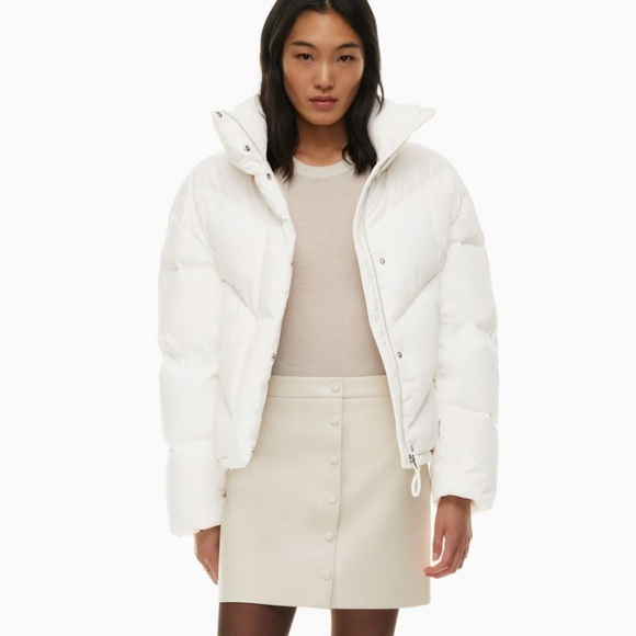 Funnel neck goose down puffer jacket - Picture 2 of 7